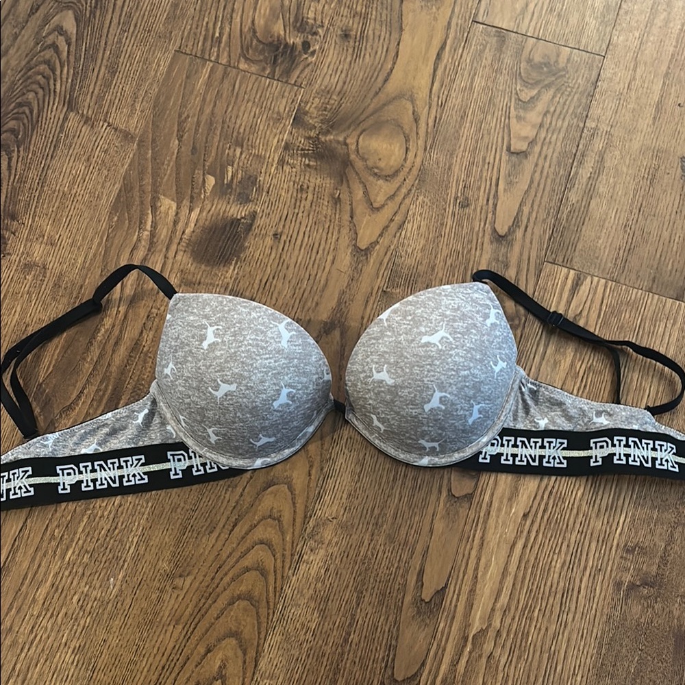 Victoria's Secret PINK Gray Bra